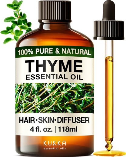 KUKKA essential oils 100% Pure & Natural Lavender Essential Oil for Diffuser, Body, Aromatherapy & Soap Making Scent (4 Fl Oz/118 ml)