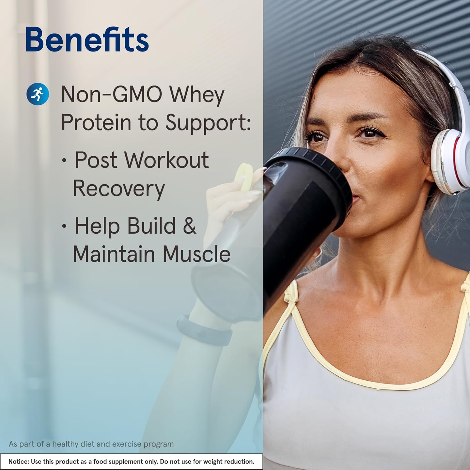 Jarrow Formulas Whey Protein With 18 g of Protein, 3.8 g of BCAAs, and Glutamine, Dietary Supplement for Muscle Function and Recovery Support, 32 oz Unflavored Powder, Approximately 38 Day Supply - Nirvana Guru