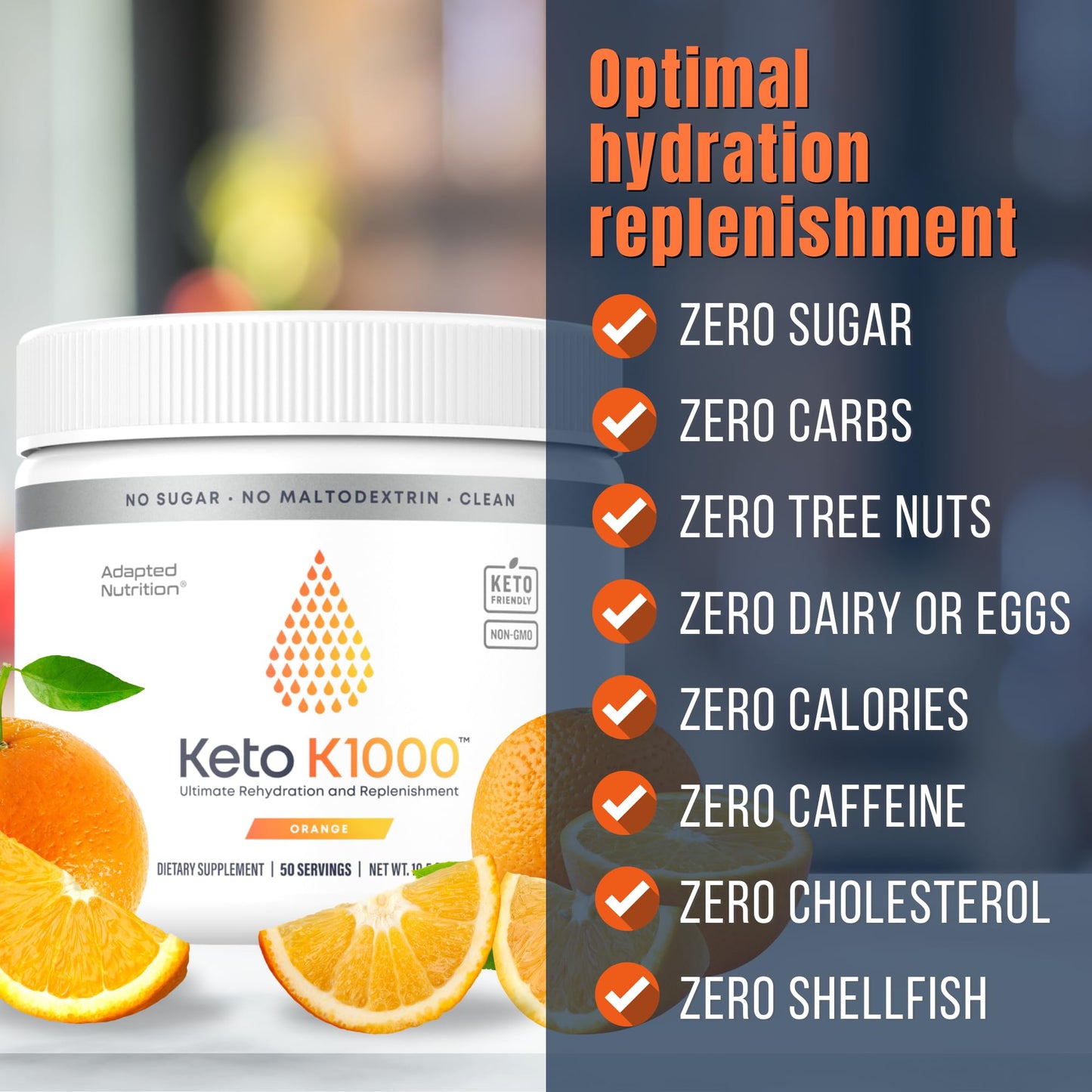 Hi-Lyte Keto K1000 Electrolyte Powder | Raspberry Lemon | Hydration Supplement Drink Mix | Boost Energy & Beat Leg Cramps | No Sugar, No Maltodextrin | 50 Servings