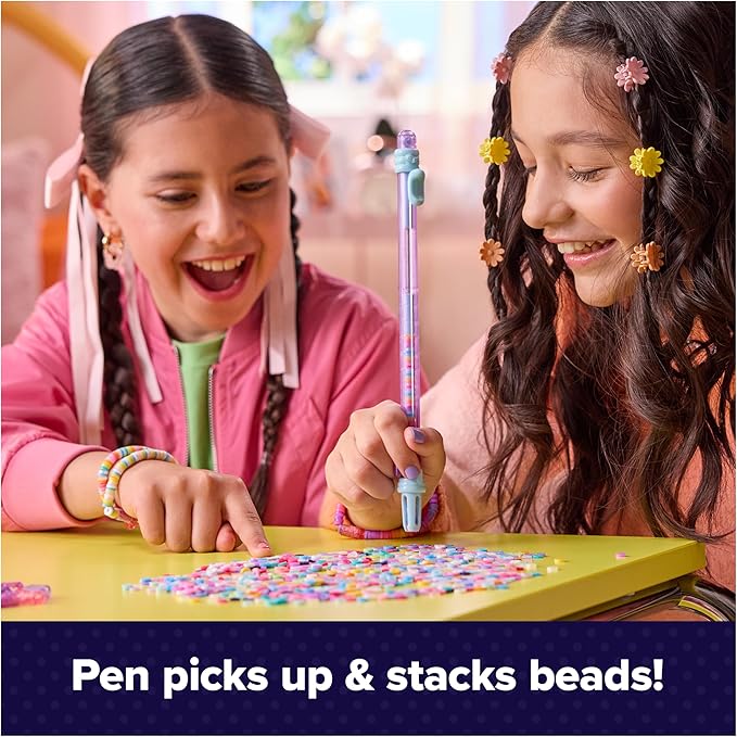 Cool Maker, Stack’d Heishi Studio Bracelet Making Kit with Easy Beading Pen & Over 1200 Beads for Bracelets, Makes 15, Gifts & Stocking Stuffers for Girls Ages 7 and up Nirvana Guru