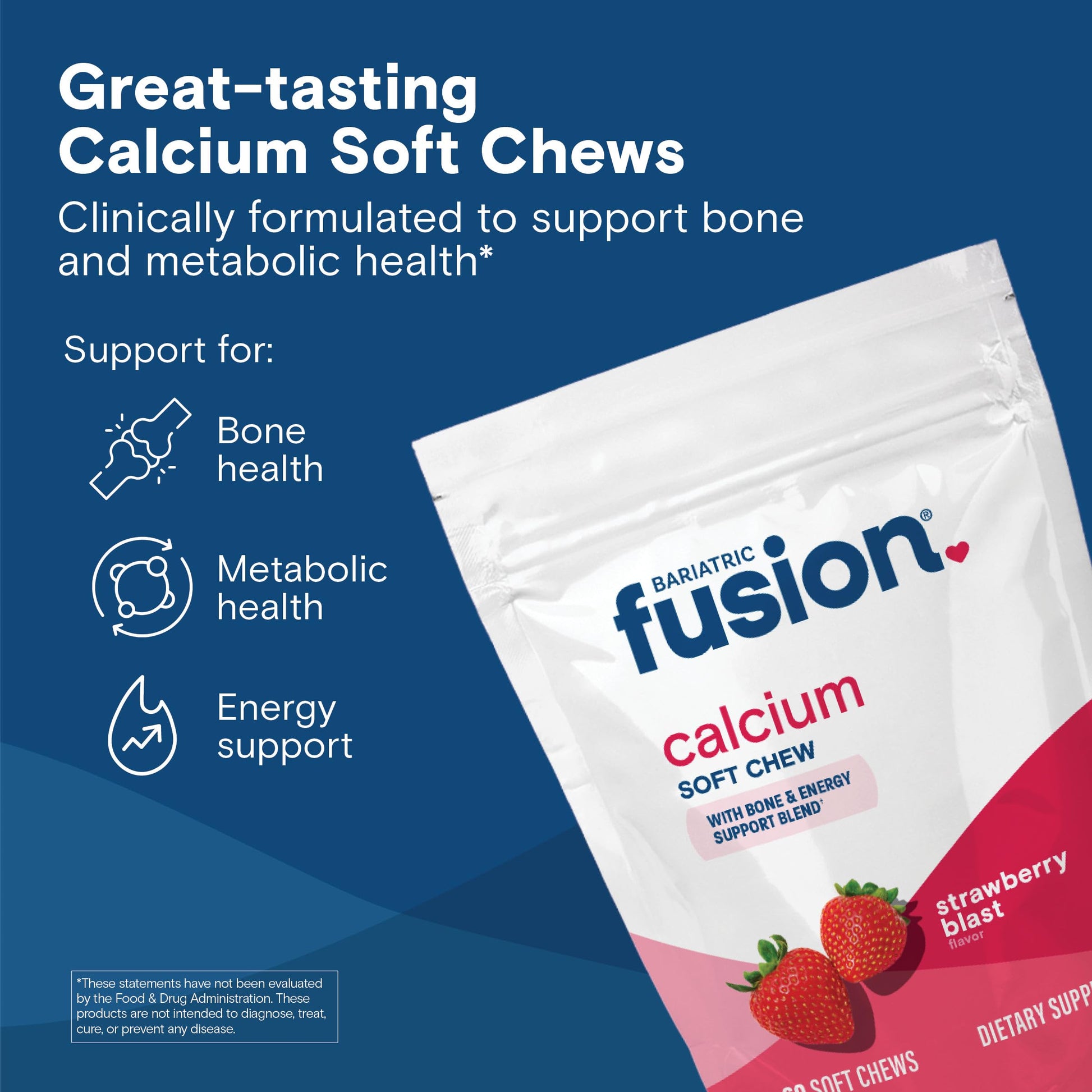 Bariatric Fusion Bariatric Calcium Chews | Calcium Citrate with Vitamin D3 Calcium Supplement Bariatric Vitamin | Sugar Free Calcium Citrate Chewable | Calcium Citrate 500mg | Caramel | 60 Count Nirvana Guru