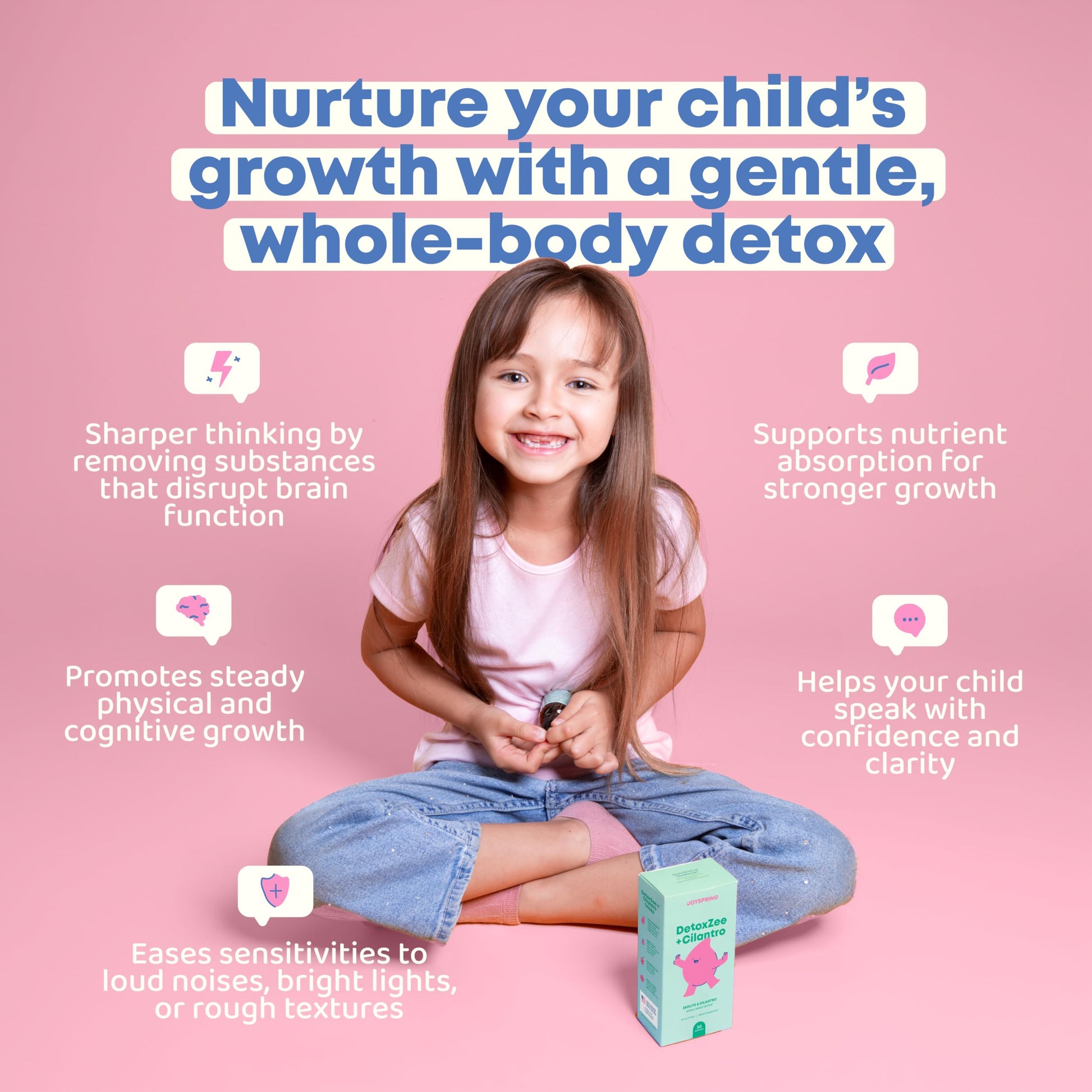 JoySpring Zeolite Drops for Kids – Natural Berry Flavor with Vitamin D3 – Supports Wellness & Everyday Vitality – 30-Day Supply Nirvana Guru