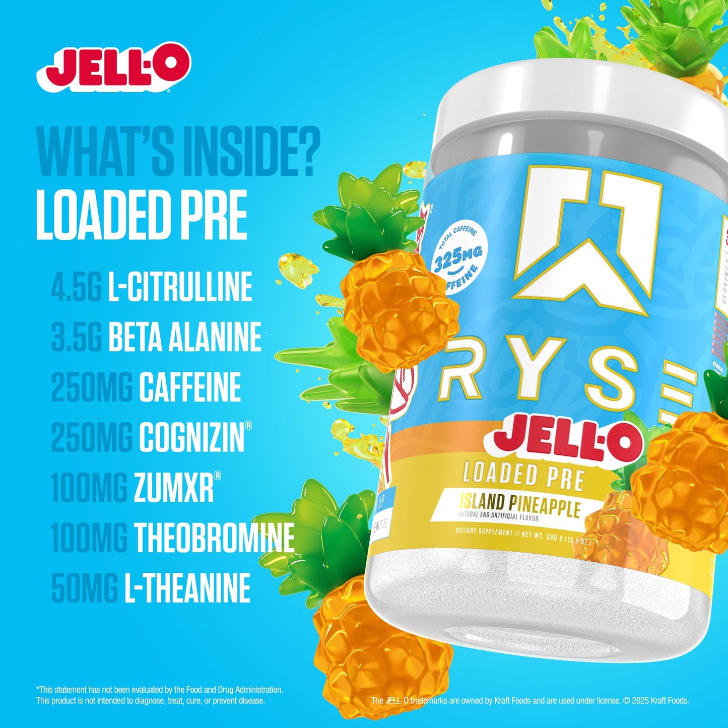 RYSE Loaded Pre Workout Powder - Ring Pop Cherry - Daily Pre-Workout for Men & Women with 325mg Caffeine, Beta Alanine, and Citrulline for Pump, Focus, and Energy - 30 Servings Nirvana Guru