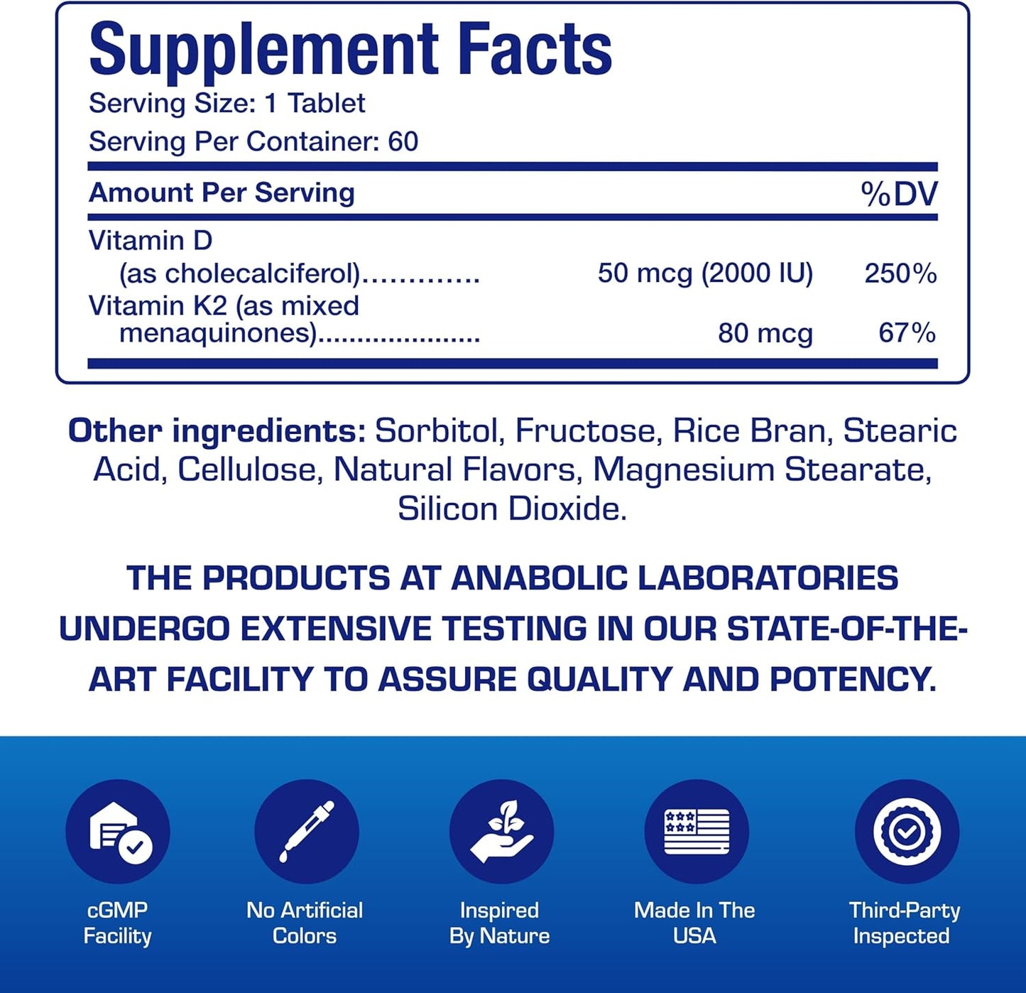 Chewable Vitamin D and K2 Supplement - Clinical D3 K2 2000IU for Bone Teeth Mood and Immune Support Plus Calcium Absorption - Vegetarian Vitamin D Chewable Cinnamon Flavor (60 Day Supply) Nirvana Guru