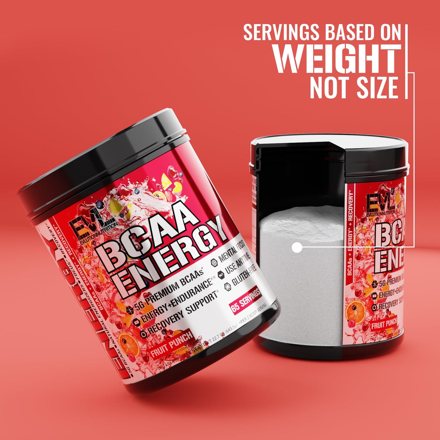 EVL BCAAs Amino Acids Powder - BCAA Energy Pre Workout Powder for Muscle Recovery Lean Growth and Endurance - Rehydrating Post Workout Recovery Drink with Natural Caffeine - Pink Lemonade Nirvana Guru
