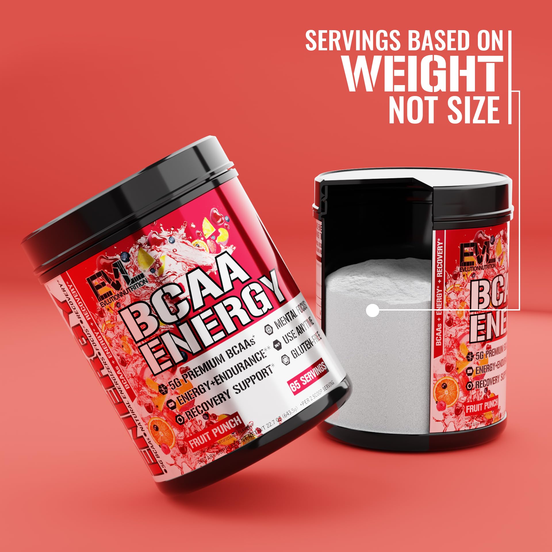 EVL BCAAs Amino Acids Powder - BCAA Energy Pre Workout Powder for Muscle Recovery Lean Growth and Endurance - Rehydrating Post Workout Recovery Drink with Natural Caffeine - Pink Lemonade Nirvana Guru