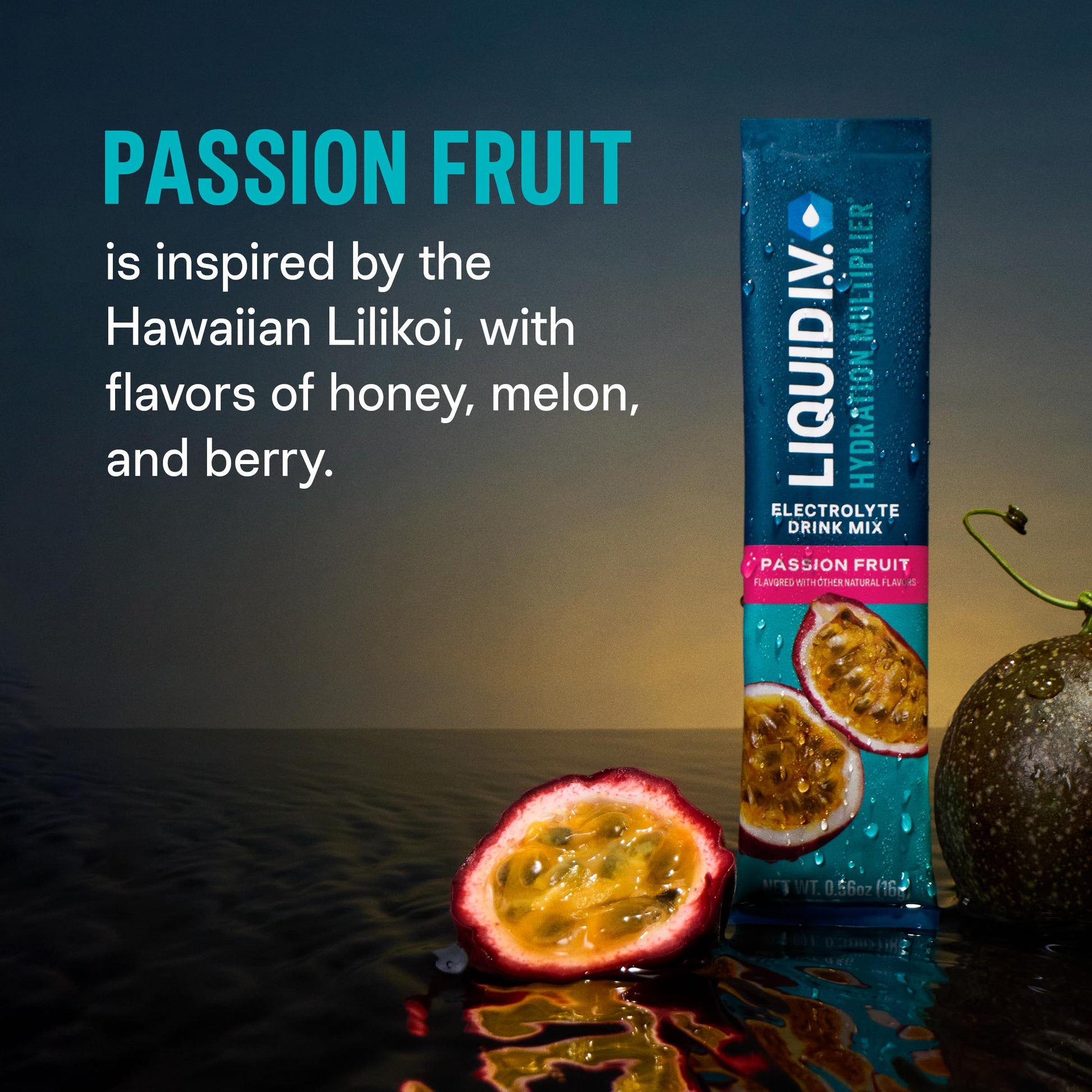 Liquid I.V.® Hydration Multiplier - Passion Fruit | Electrolyte Powder Drink Mix | 3 Pack (48 Servings) - Nirvana Guru