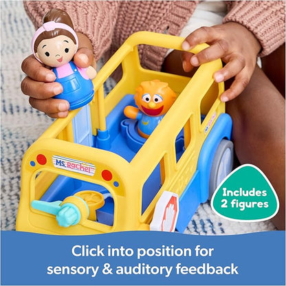 Ms. Rachel Official My First Learning Electronic School Bus with 2 Figures, Music & Sounds, Educational Toys & Toddler Toys for Girls & Boys Ages 1-3+ Nirvana Guru