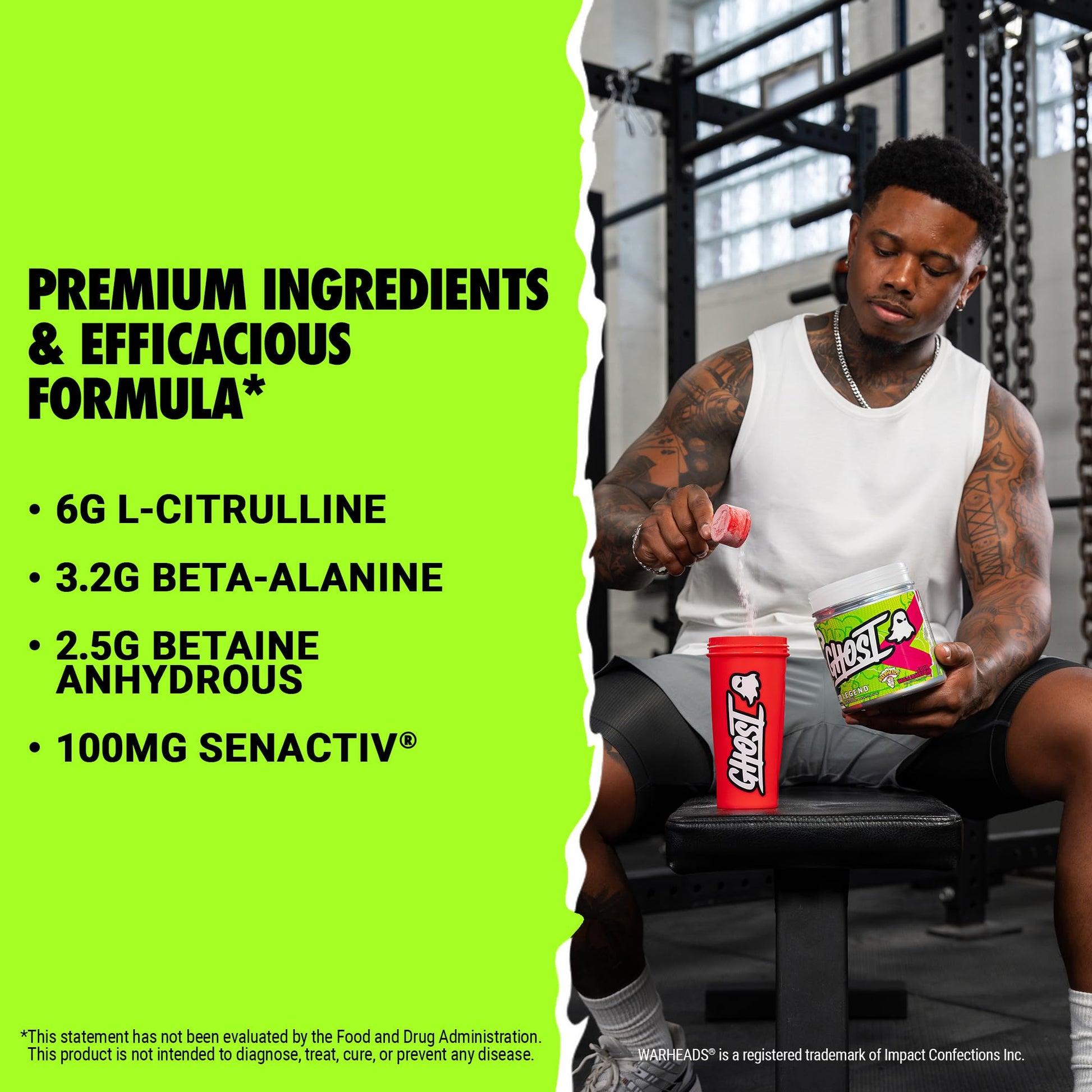 GHOST Legend Pre-Workout Powder, Blue Raspberry - 30 Servings – Pre-Workout for Men & Women with Choline, L-Citrulline, & Beta Alanine for Energy & Focus Nirvana Guru