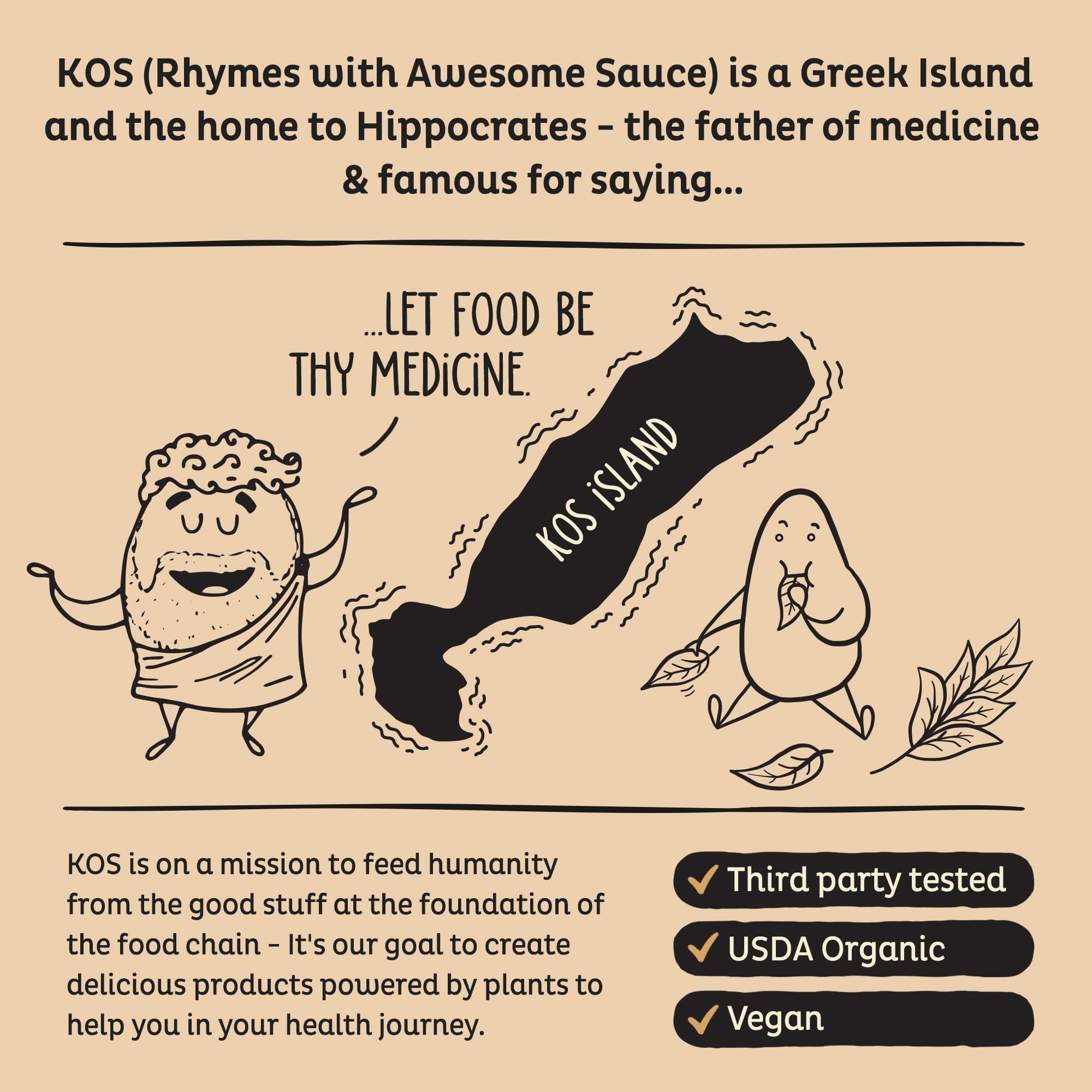 KOS Vegan Protein Powder Erythritol Free, Vanilla USDA Organic - Pea Protein Blend, Plant Based Superfood Rich in Vitamins & Minerals - Keto, Dairy Free - Meal Replacement for Women & Men, 28 Servings - Nirvana Guru