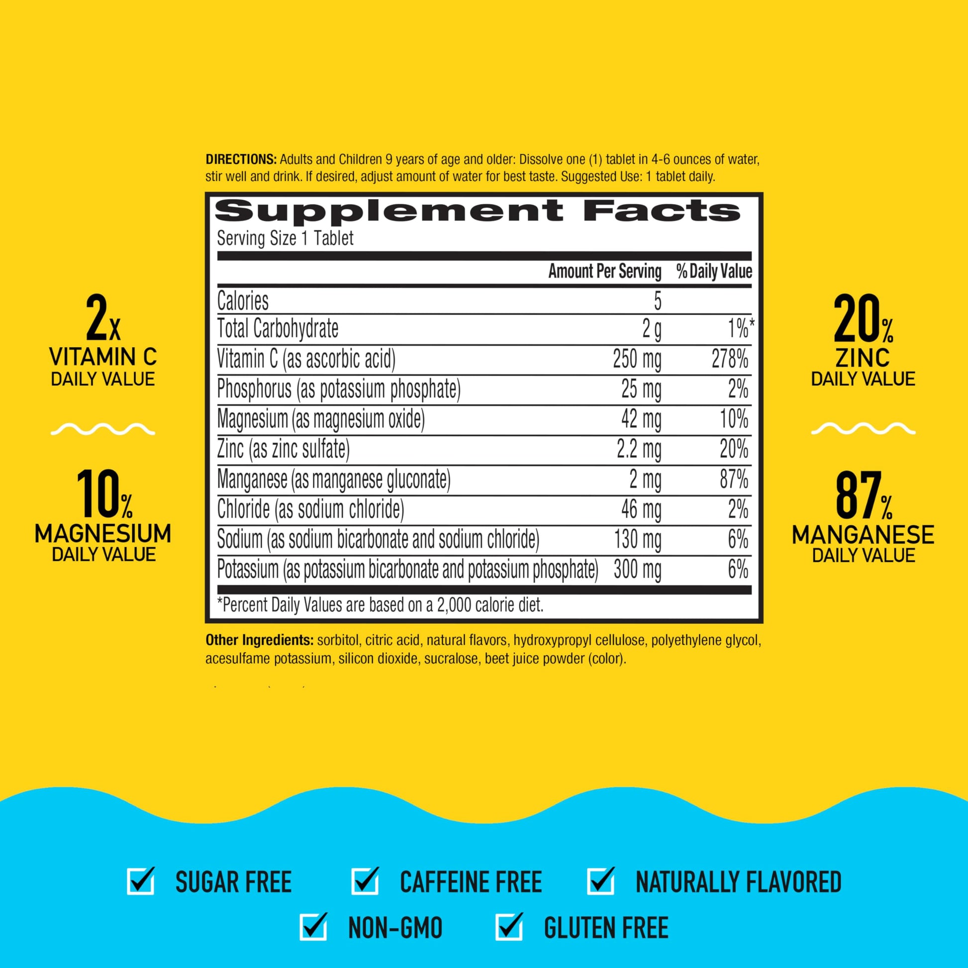 Airborne® Effervescent Tablets - Electrolyte Replenisher - Strawberry Lemon 72/10 ct. Nirvana Guru