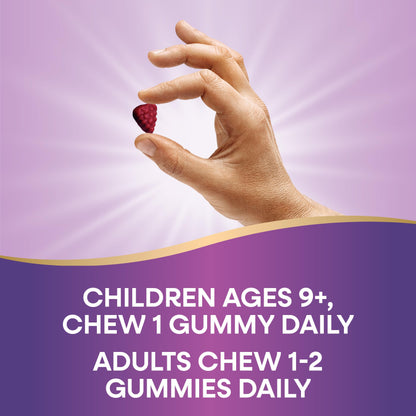 Nature's Way Zinc Gummies, Daily Immune Support Gummies*, 100% Daily Value Zinc per Gummy, Mixed Berry Flavored, 120 Gummies - Nirvana Guru