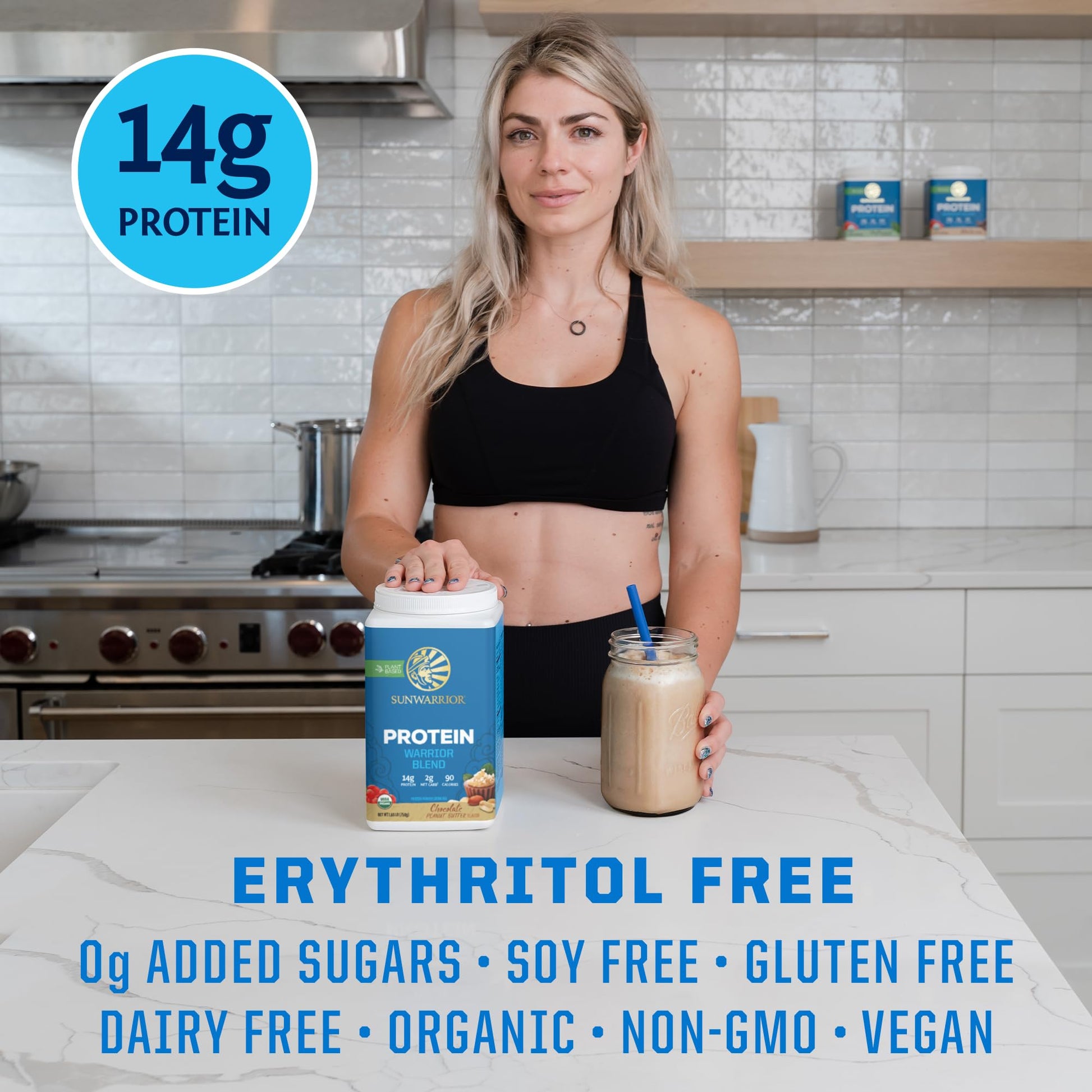 Organic Plant Based Protein Powder | Vegan Organic Protein Powder Vanilla Flavored with BCAA Amino Acids & Hemp Seed Pea Blend | Non-GMO Soy Dairy Filler & Gluten Free (Vanilla, 32 Servings) - Nirvana Guru