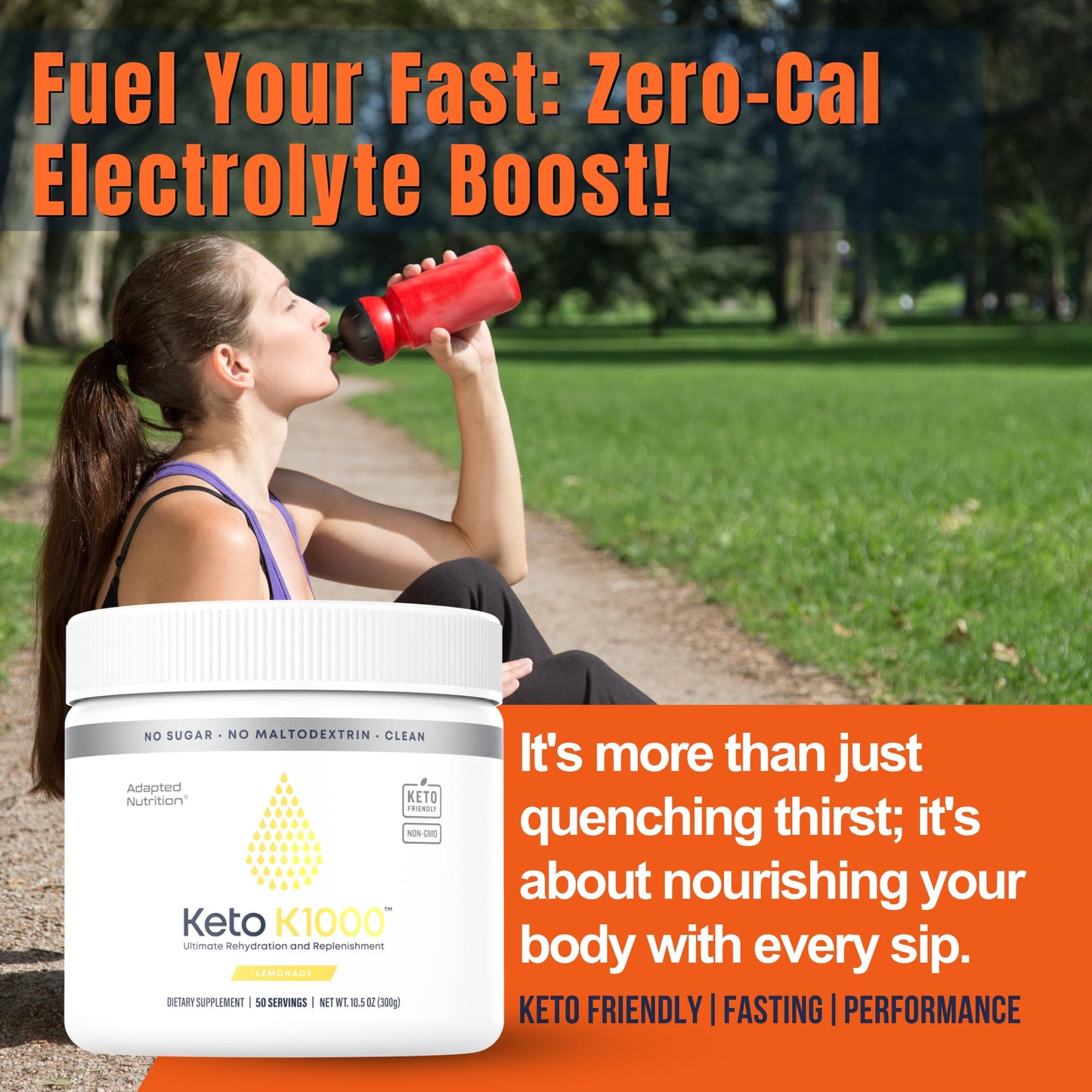 Hi-Lyte Keto K1000 Electrolyte Powder | Raspberry Lemon | Hydration Supplement Drink Mix | Boost Energy & Beat Leg Cramps | No Sugar, No Maltodextrin | 50 Servings