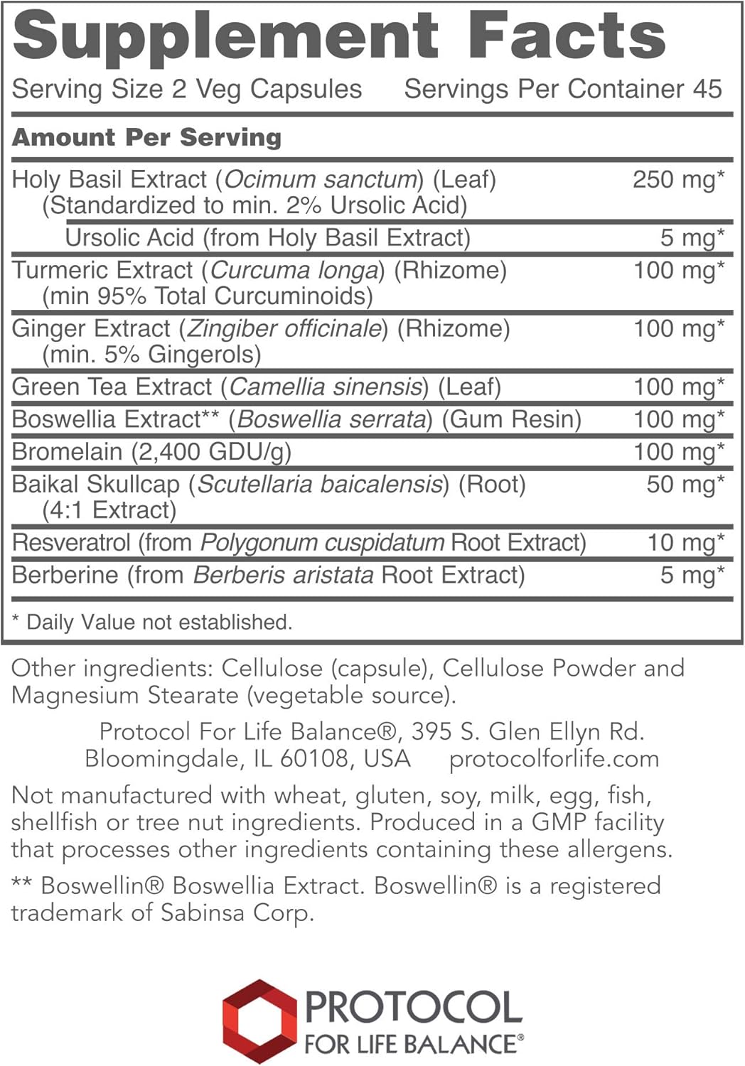 Protocol D-Flame - Joint Supplement - 90 Veg Caps Nirvana Guru