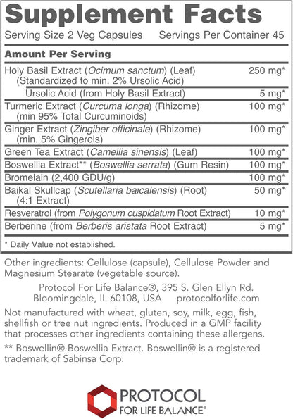Protocol D-Flame - Joint Supplement - 90 Veg Caps Nirvana Guru