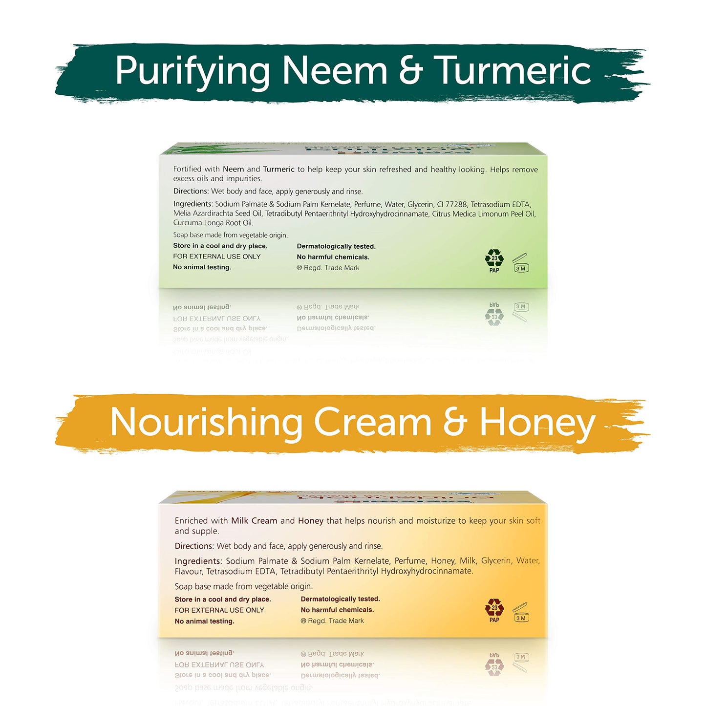 Himalaya Purifying Neem & Turmeric Cleansing Bar for Clean and Healthy Looking Skin, Free from Parabens, SLS and Phthalates, Gluten Free, Vegan, 125 g (4.41 oz), 6 Pack - Nirvana Guru