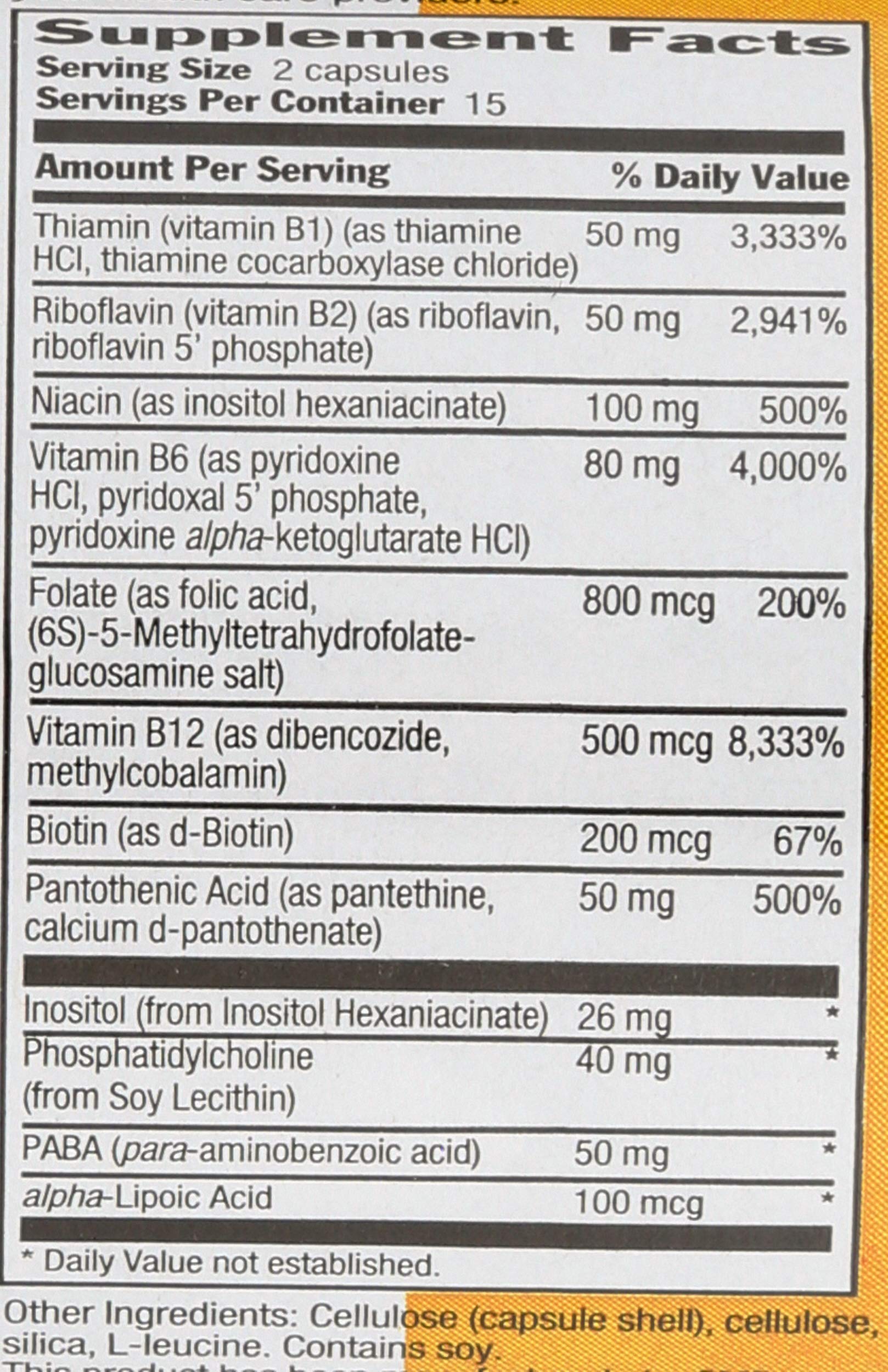 Country Life Coenzyme B-Complex, 120 Capsules – Supports Energy & Metabolism, Mood & Cognitive Function – Vegan, Gluten-Free, Bioavailable B Vitamins with Choline Nirvana Guru