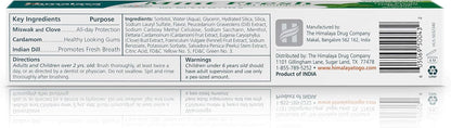 Himalaya Mint Fresh Gel Toothpaste, Fluoride Free to Reduce Plaque & Brighten Teeth, 6.17 oz, 2 Pack - Nirvana Guru