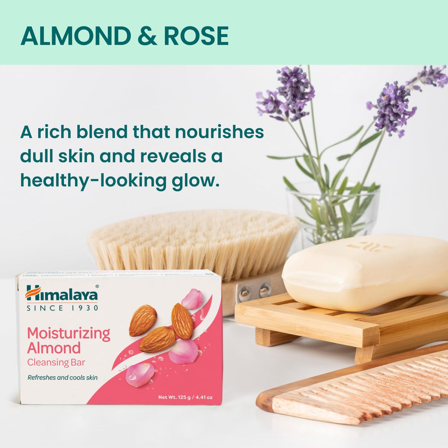 Himalaya Purifying Neem & Turmeric Cleansing Bar for Clean and Healthy Looking Skin, Free from Parabens, SLS and Phthalates, Gluten Free, Vegan, 125 g (4.41 oz), 6 Pack - Nirvana Guru
