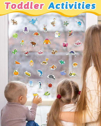 Benresive Reusable Sticker Book for Toddlers 2-4 Years, 3 Sets Travel Stickers for Kids, Waterproof Sticker Books for Toddlers 1-3, Crafts Activities for Todddlers 1-3 2-4 3-5 nirvanaguru