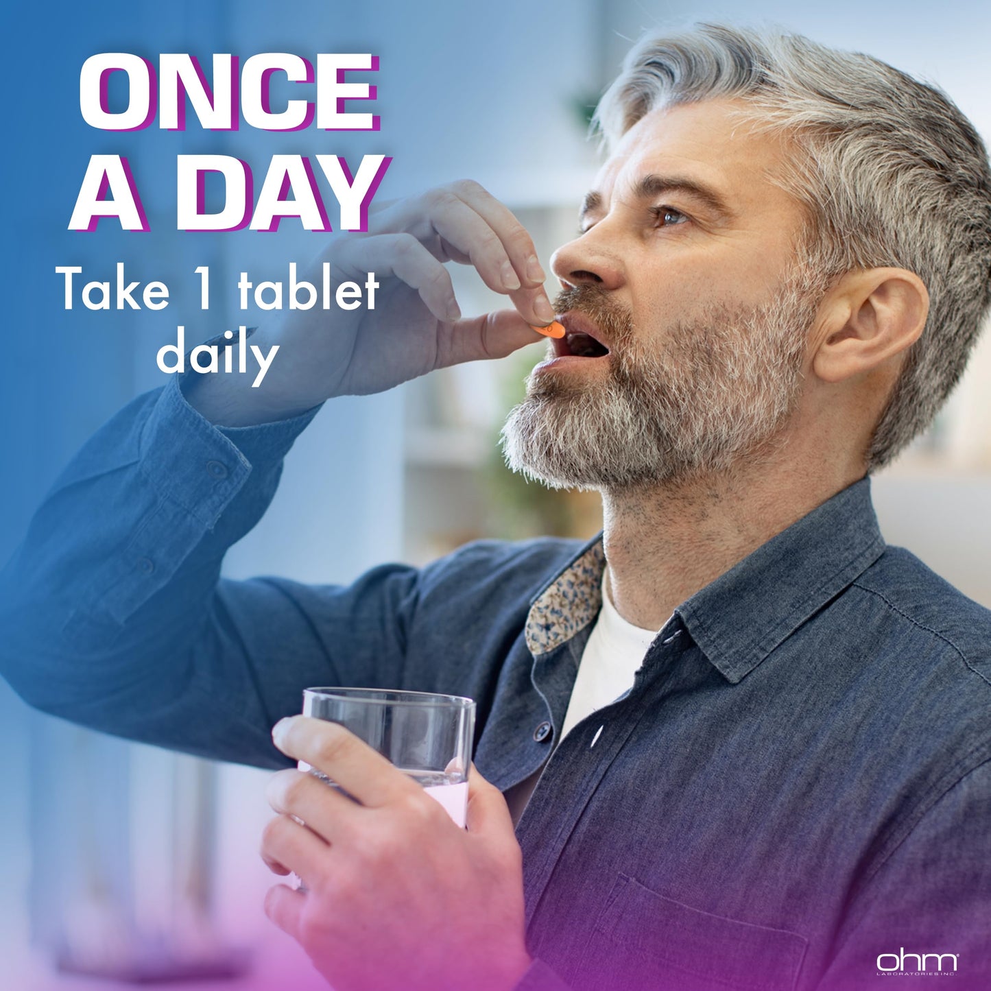 Ohm Omeprazole Delayed-Release Tablets, 20mg Acid Reducer, Treats Frequent Heartburn (2 Weeks of Supply, 14, Count)