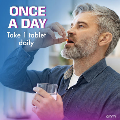 Ohm Omeprazole Delayed-Release Tablets, 20mg Acid Reducer, Treats Frequent Heartburn (2 Weeks of Supply, 14, Count)