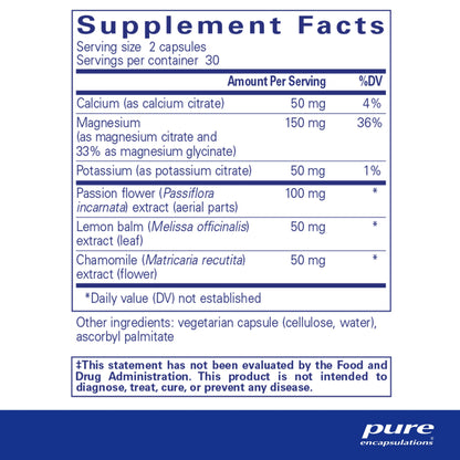 Pure Encapsulations Muscle Cramp/Tension Formula | Hypoallergenic Supplement to Reduce Occasional Muscle Cramps/Tension and Promote Relaxation | 60 Capsules - Nirvana Guru