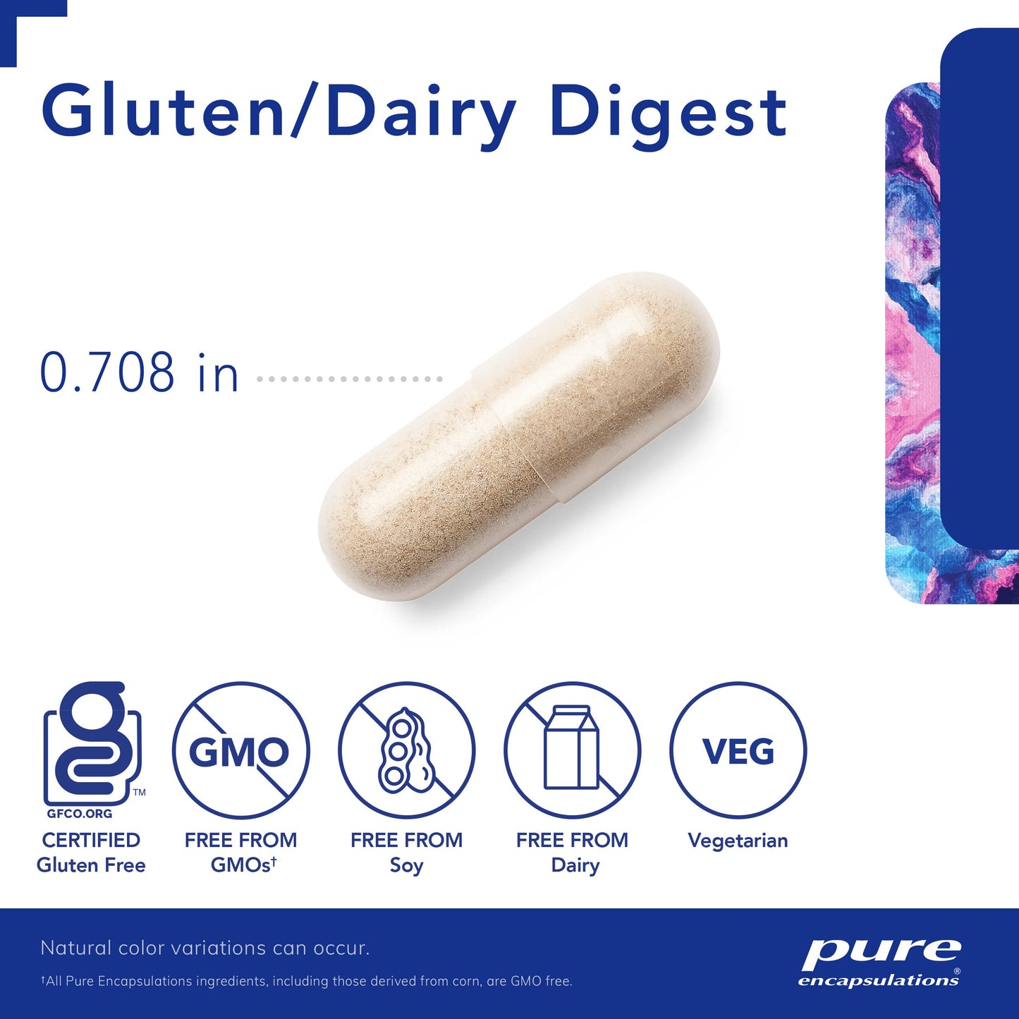 Pure Encapsulations Gluten/Dairy Digest | Unique Mix of Enzymes to Support Healthy Gluten and Dairy Digestion* | 60 Capsules - Nirvana Guru