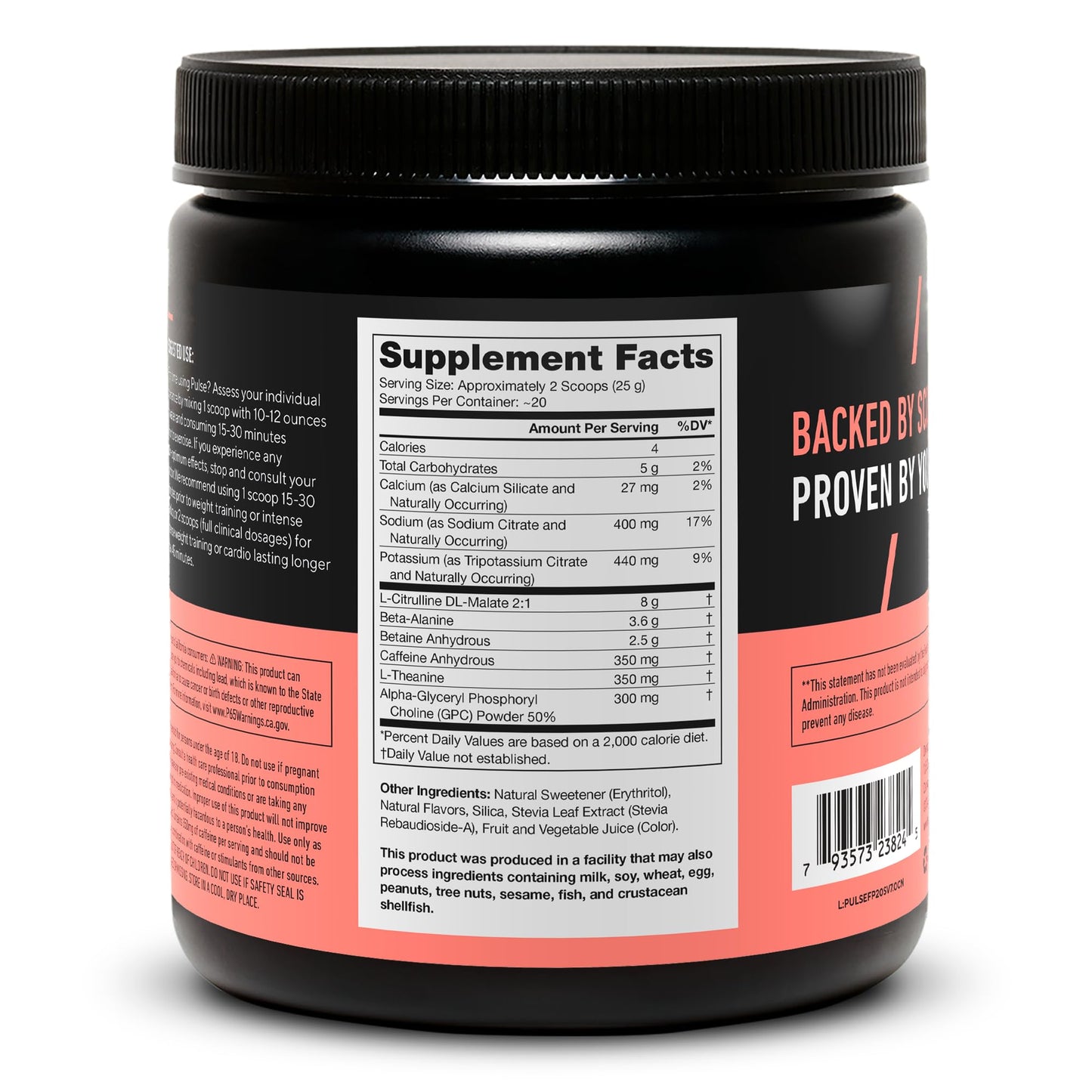LEGION Pulse Pre Workout Supplement - All Natural Nitric Oxide Preworkout Drink to Boost Energy, Creatine Free, Naturally Sweetened, Beta Alanine, Citrulline, Alpha GPC (Fruit Punch) Nirvana Guru