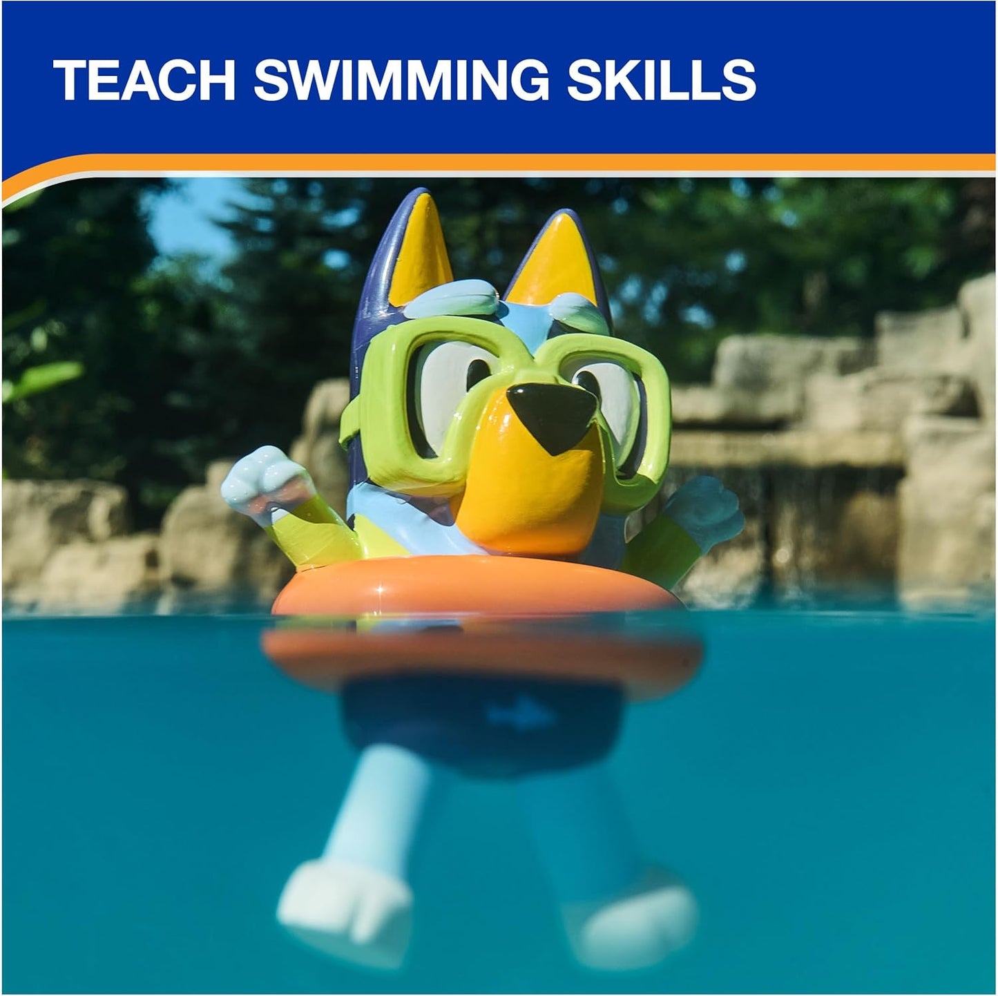 Swimways Bluey Floatin' Figures, Swimming Pool Accessories & Kids Pool Toys, Bluey Party Supplies & Water Toys for Kids Aged 3 & Up Nirvana Guru