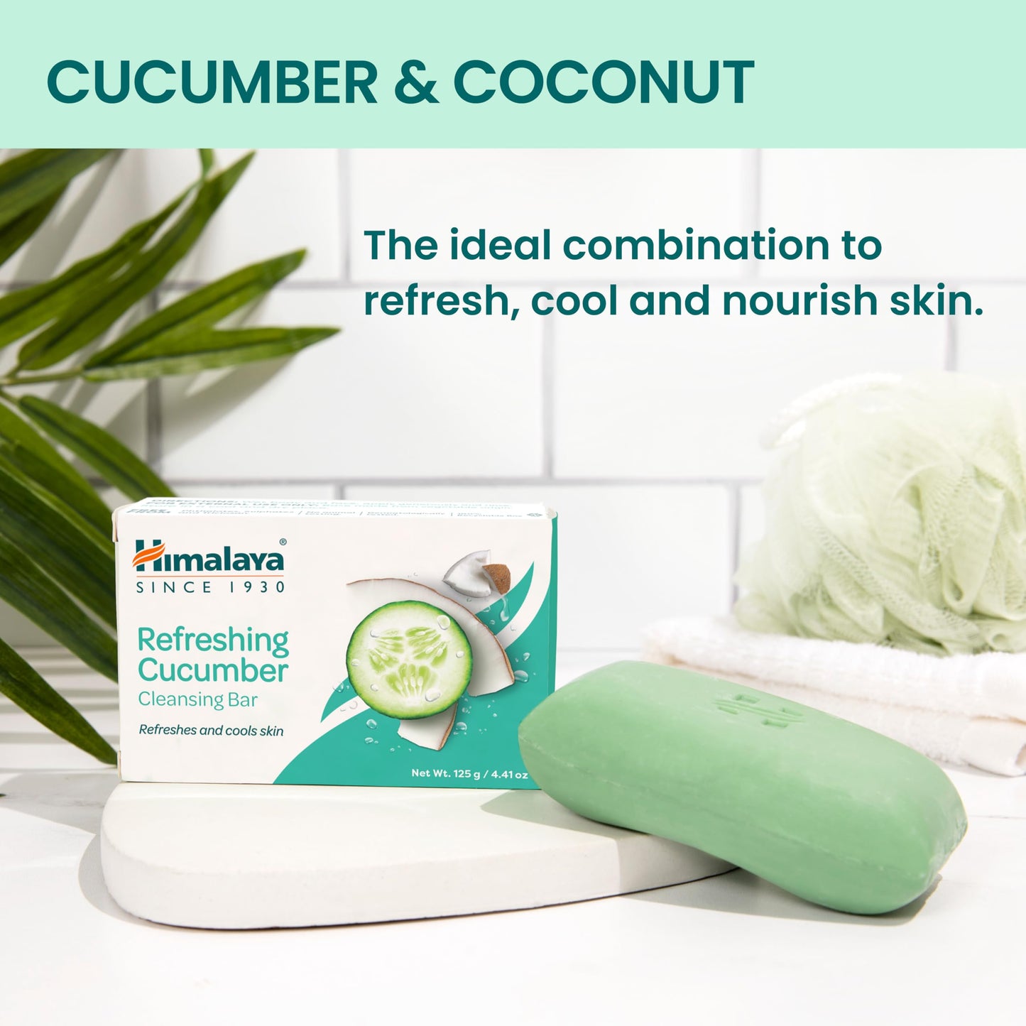Himalaya Purifying Neem & Turmeric Cleansing Bar for Clean and Healthy Looking Skin, Free from Parabens, SLS and Phthalates, Gluten Free, Vegan, 125 g (4.41 oz), 6 Pack - Nirvana Guru