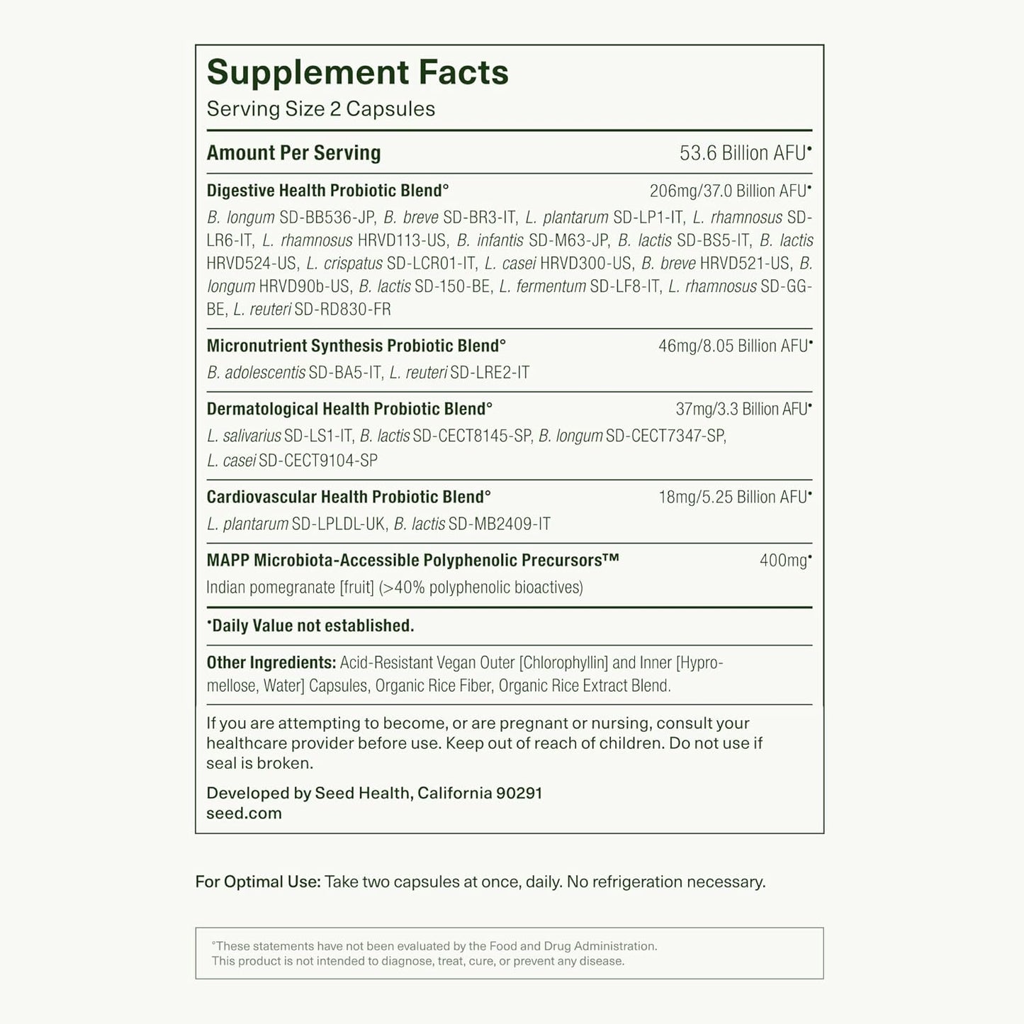 Seed 14 Day Gut Reset - Prebiotic and Probiotic for Women & Men - Digestive Health, Gut Health, Rapid Gut Recovery, Bloating & Constipation Relief - Vegan & Shelf-Stable - 28 Capsules (14-Day Supply) - Nirvana Guru