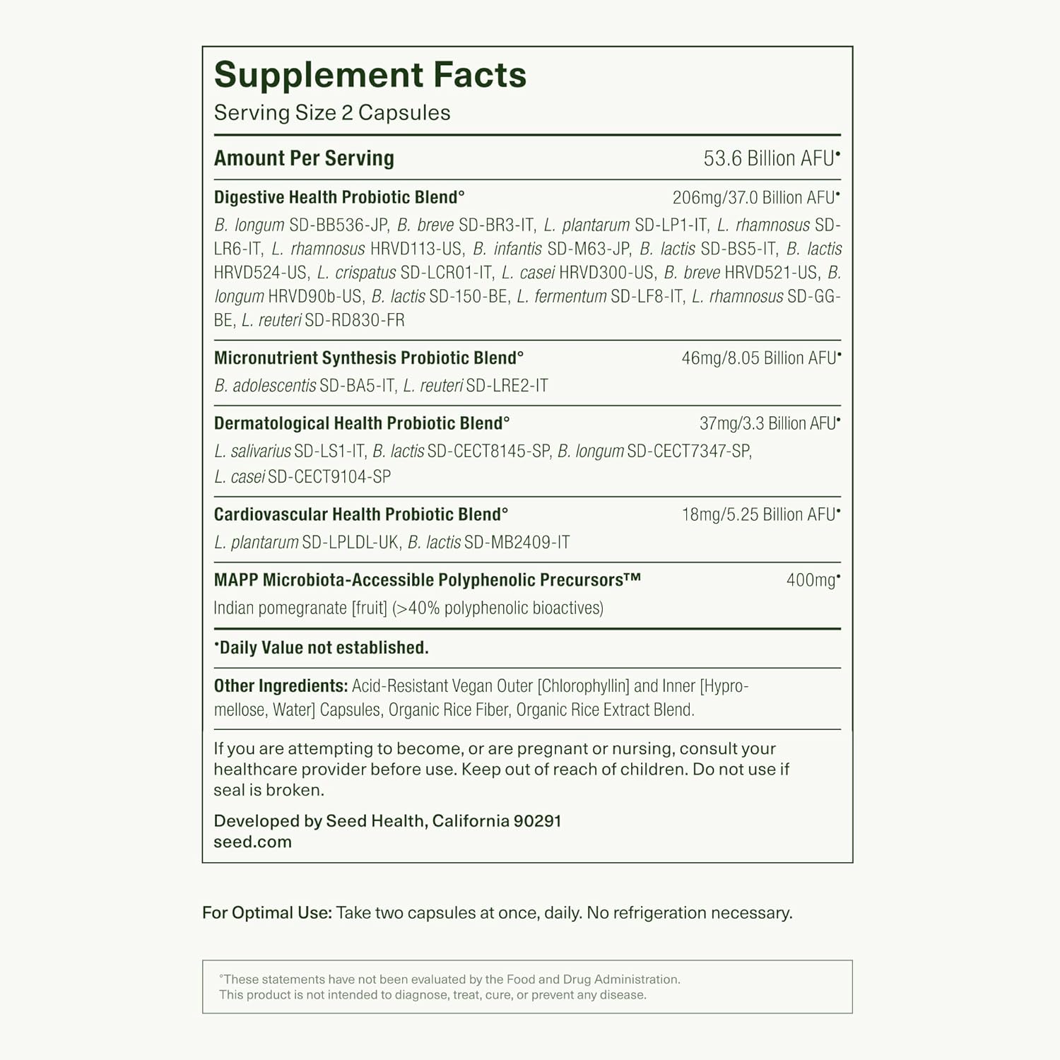 Seed 14 Day Gut Reset - Prebiotic and Probiotic for Women & Men - Digestive Health, Gut Health, Rapid Gut Recovery, Bloating & Constipation Relief - Vegan & Shelf-Stable - 28 Capsules (14-Day Supply) - Nirvana Guru