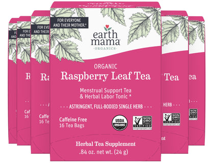 Earth Mama Organic Third Trimester Tea Bags | 100% USDA Organic Herbal Tea for Late Pregnancy Comfort + Childbirth Preparation, 16 Teabags Per Box (2-Pack) Nirvana Guru