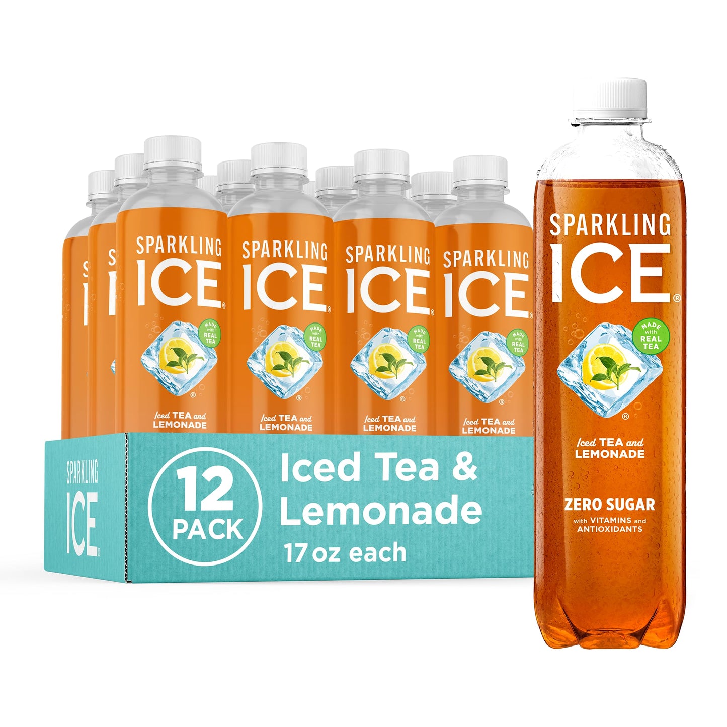 Sparkling Ice, Black Raspberry Sparkling Water, Zero Sugar Flavored Water, with Vitamins and Antioxidants, Low Calorie Beverage, 17 fl oz Bottles (Pack of 12) - Nirvana Guru