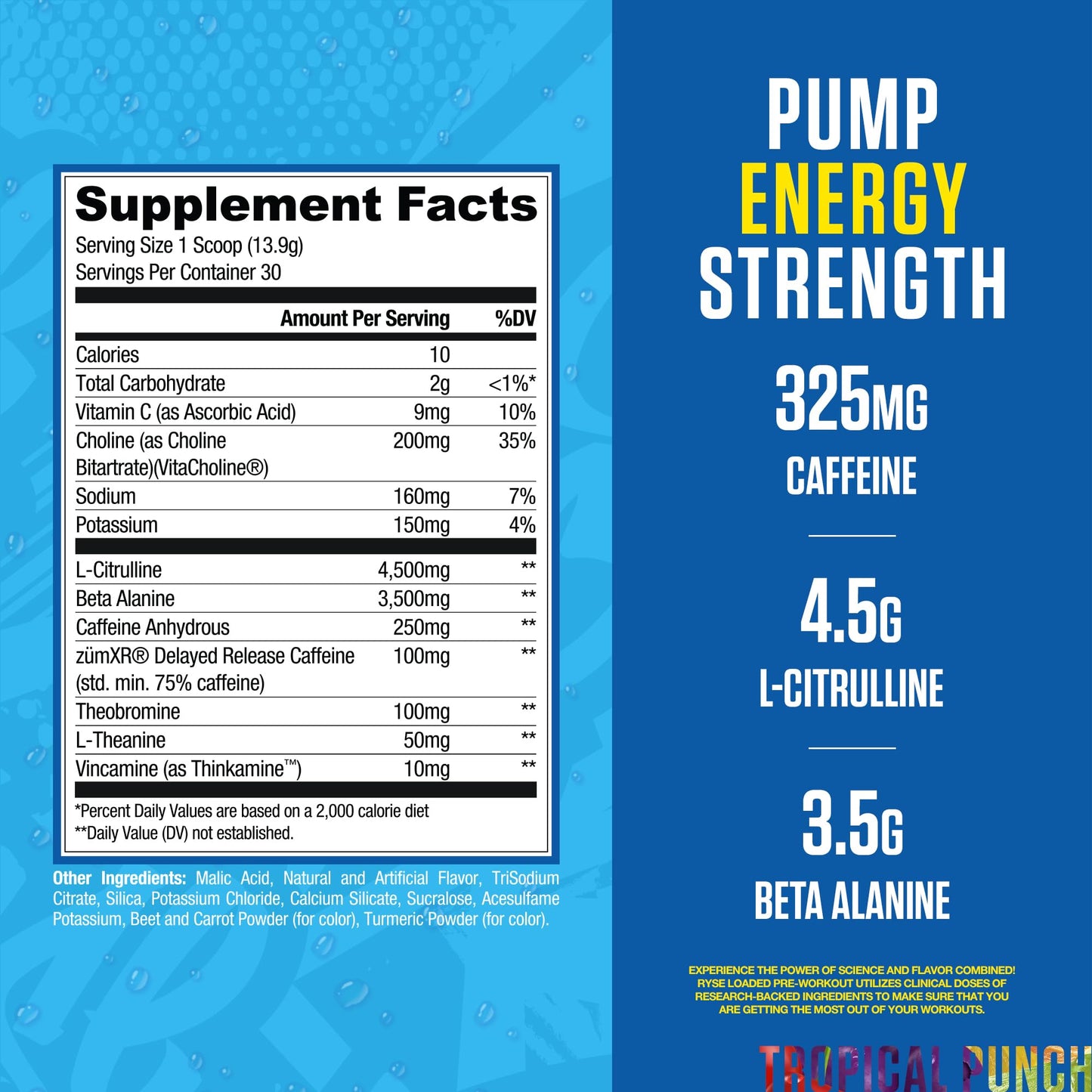 RYSE Loaded Pre Workout Powder - Ring Pop Cherry - Daily Pre-Workout for Men & Women with 325mg Caffeine, Beta Alanine, and Citrulline for Pump, Focus, and Energy - 30 Servings Nirvana Guru
