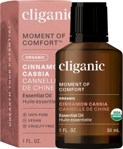 Cliganic Organic Lavender Essential Oil - 100% Pure Natural Undiluted, for Aromatherapy Diffuser | Non-GMO Verified (Packaging May Vary)