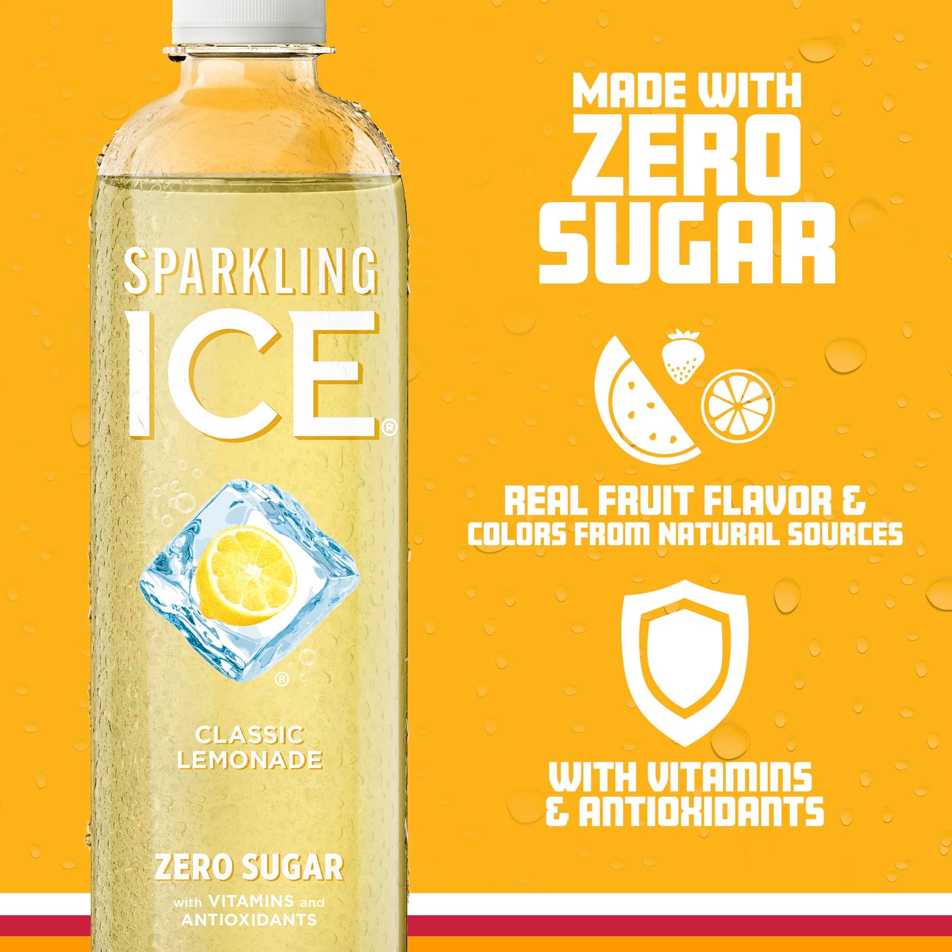 Sparkling Ice, Black Raspberry Sparkling Water, Zero Sugar Flavored Water, with Vitamins and Antioxidants, Low Calorie Beverage, 17 fl oz Bottles (Pack of 12) - Nirvana Guru