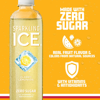 Sparkling Ice, Black Raspberry Sparkling Water, Zero Sugar Flavored Water, with Vitamins and Antioxidants, Low Calorie Beverage, 17 fl oz Bottles (Pack of 12) - Nirvana Guru