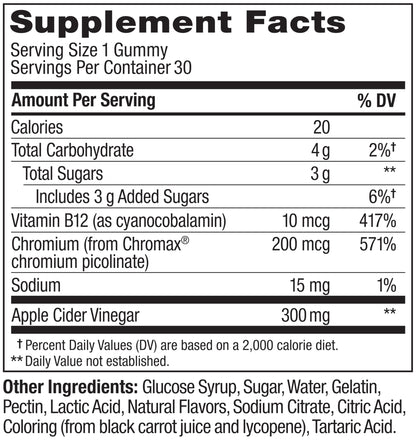 OLLY Metabolism Gummy Rings, Apple Cider Vinegar, Vitamin B12, Chromium, Energy and Digestive Health, Chewable Supplement, Apple Flavor - 30 Count Nirvana Guru