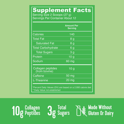 Vital Proteins Matcha Collagen Peptides Powder Supplement, Matcha Green Tea Powder, 10.5 oz, Original Flavored - Nirvana Guru