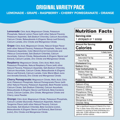 Ultima Replenisher Daily Electrolyte Powder Drink Mix – Sugar Free – Original Variety, 20 Stickpacks – Hydration Packets with 6 Electrolytes and Minerals – Keto Friendly, Vegan, Non-GMO - Nirvana Guru