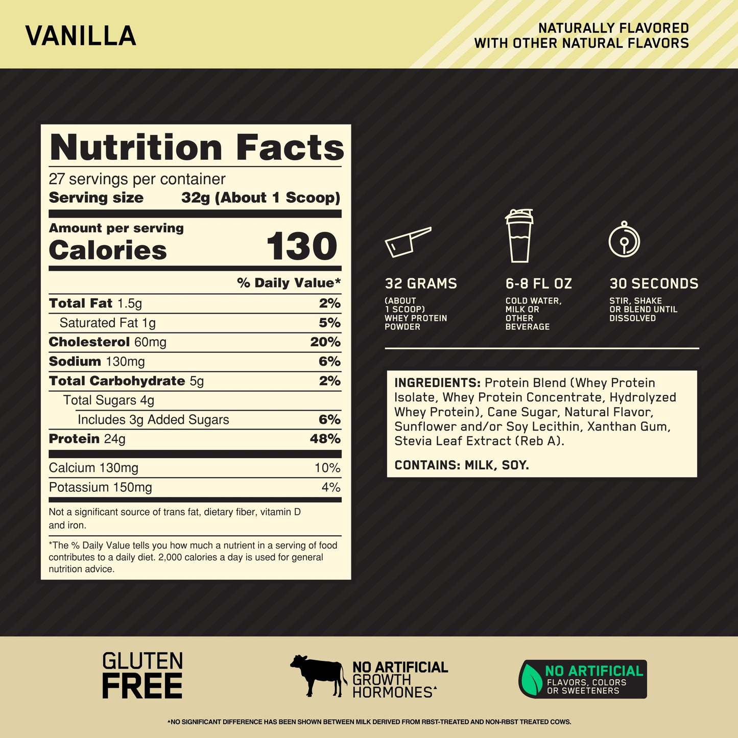 Optimum Nutrition Gold Standard 100% Whey Protein Powder, Double Rich Chocolate, 2 Pound (Packaging May Vary) - Nirvana Guru