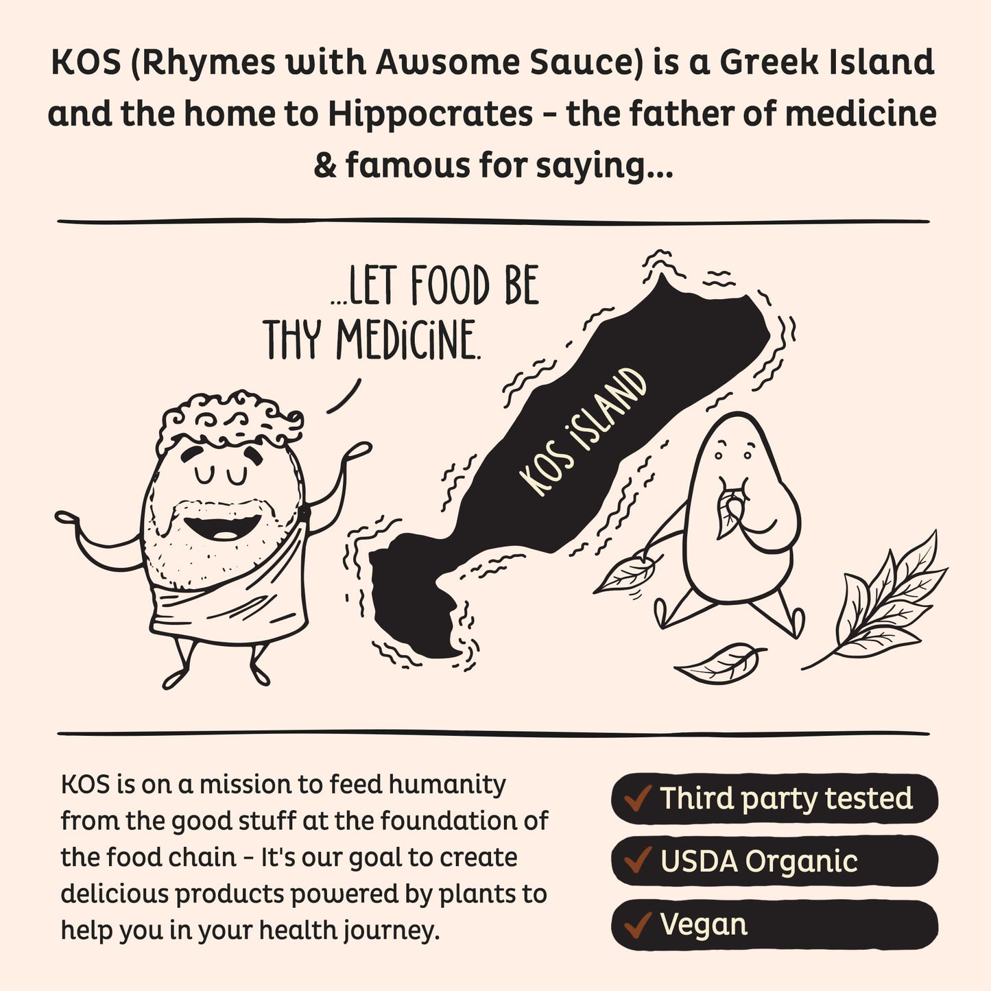 KOS Vegan Protein Powder Erythritol Free, Vanilla USDA Organic - Pea Protein Blend, Plant Based Superfood Rich in Vitamins & Minerals - Keto, Dairy Free - Meal Replacement for Women & Men, 28 Servings - Nirvana Guru