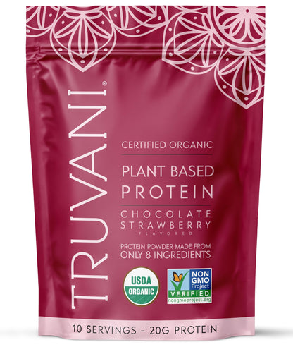 Truvani Vegan Protein Powder | Vanilla | 20g Organic Plant Based Protein | 18 Servings | Keto | Gluten & Dairy Free | Low Carb | No Added Sugar