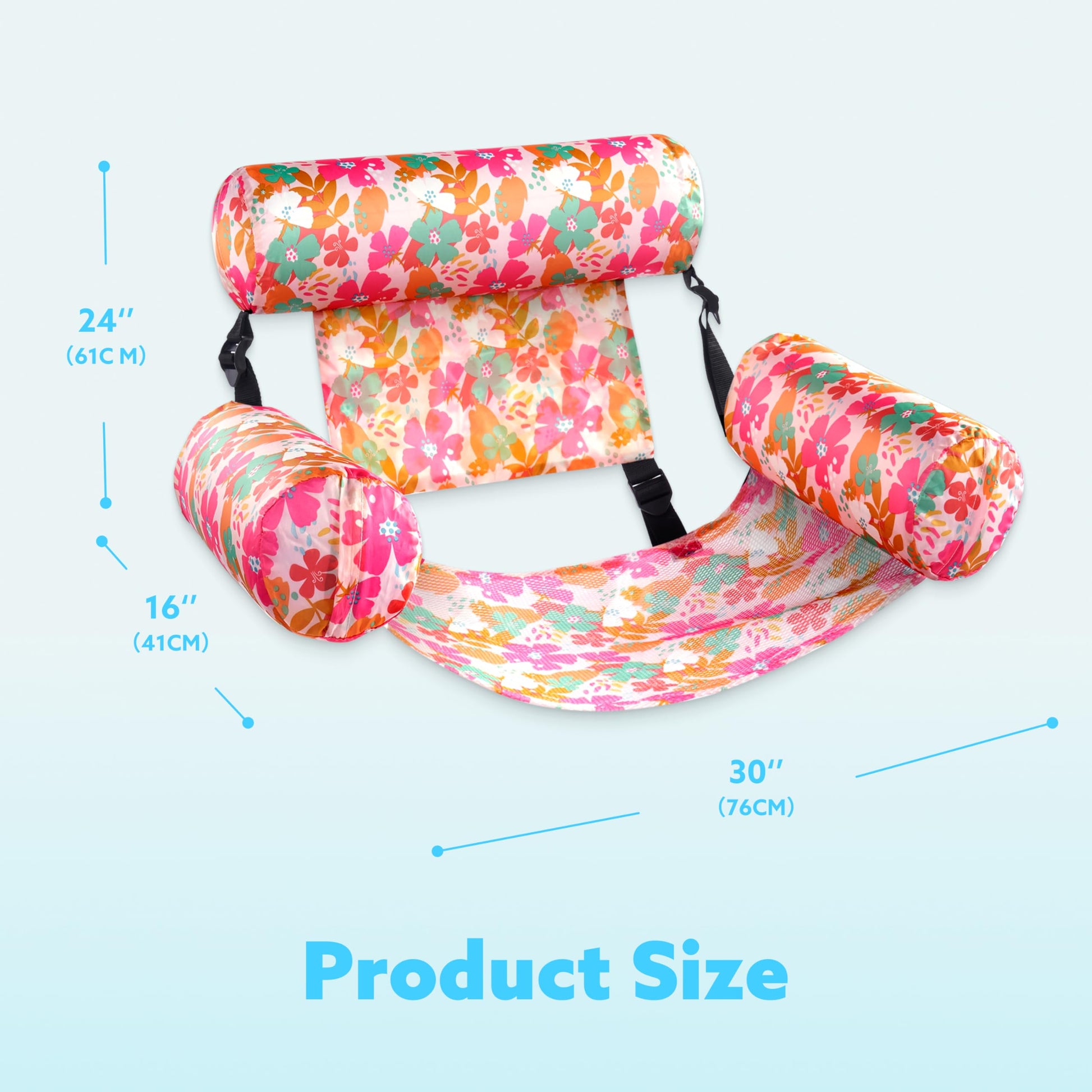 SLOOSH Inflatable Pool Floats Adult,2 Packs Floating Lounge Chairs,Blow up Pool Noodles for Adult Heavy Duty,Floating Chair for Party Summer Water Beach Lake Fun Nirvana Guru