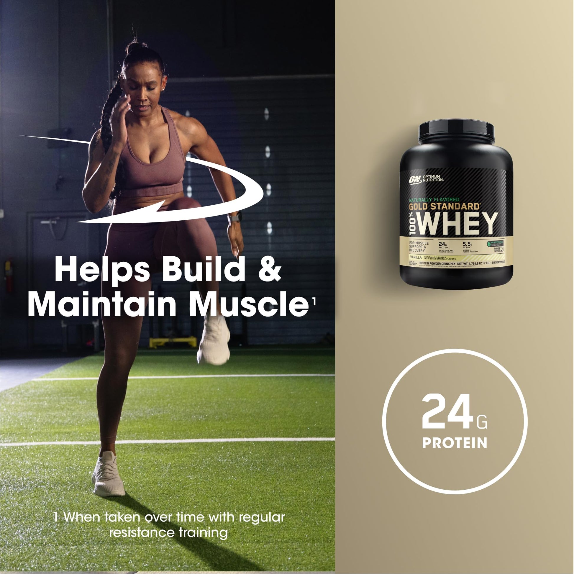 Optimum Nutrition Gold Standard 100% Whey Protein Powder, Double Rich Chocolate, 2 Pound (Packaging May Vary) - Nirvana Guru