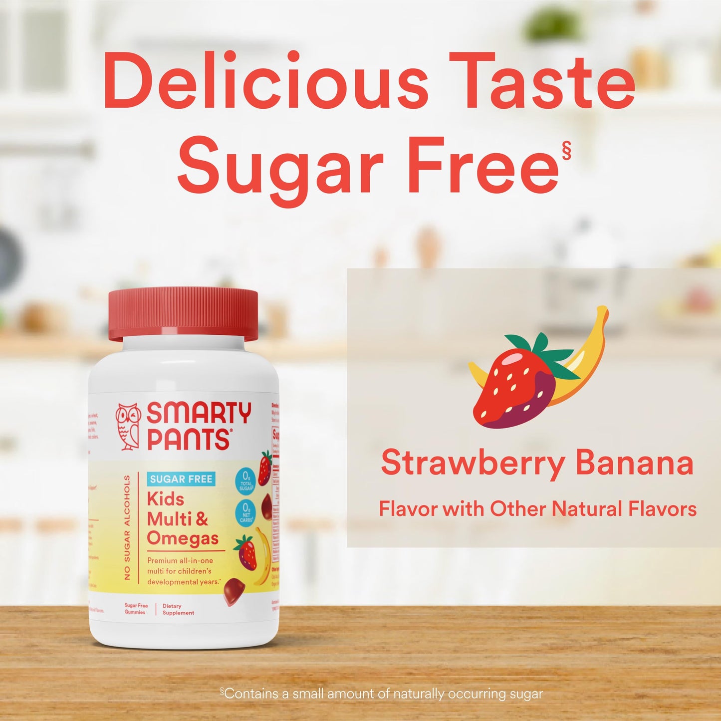 SmartyPants Organic Kids Multivitamin Gummies: Probiotics, Omega 3 (ALA), Vitamin D3, C, Vitamin B12, B6, A, K & Zinc for Immune Support, Biotin, Three Fruit Flavors, 120 Count (30 Day Supply) Nirvana Guru