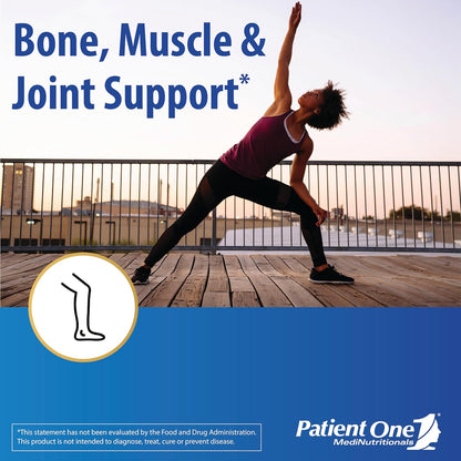 Patient One MuscleCare | Supplement to Help Soothe Muscle Cramps and Tension* | with Magnesium, Passion Flower, Valerian and More | 180 Capsules - Nirvana Guru
